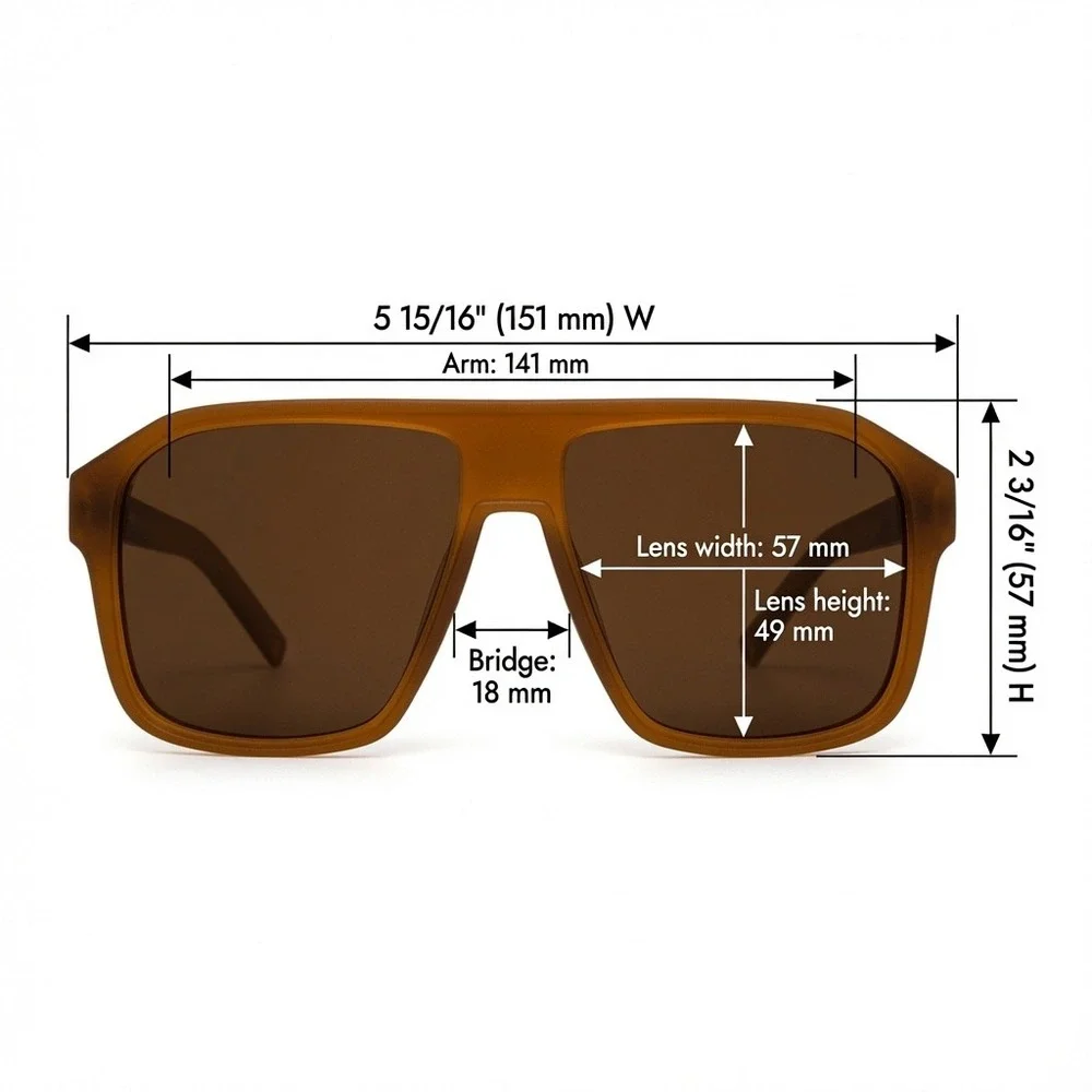 Square Oversized Retro Sunglasses Women Bold Thick Frame UV400 Shades Brown Lens